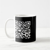Grappig Qr President Trump Dance Code (op Byck) Koffiemok (Links)