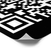 Grappig Qr President Trump Dance Code (op Byck) Poster (Hoek)