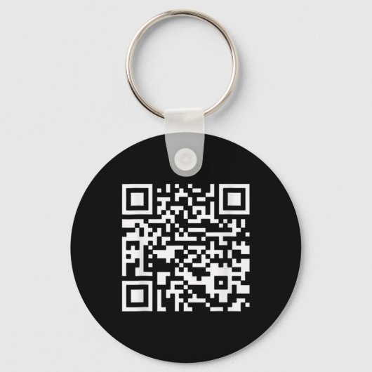 Grappig Qr President Trump Dance Code (op Byck) Sleutelhanger (Voorkant)