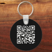 Grappig Qr President Trump Dance Code (op Byck) Sleutelhanger (Voorkant)