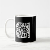 Grappig QR-President Trump Dance Code (op de achte Koffiemok (Links)