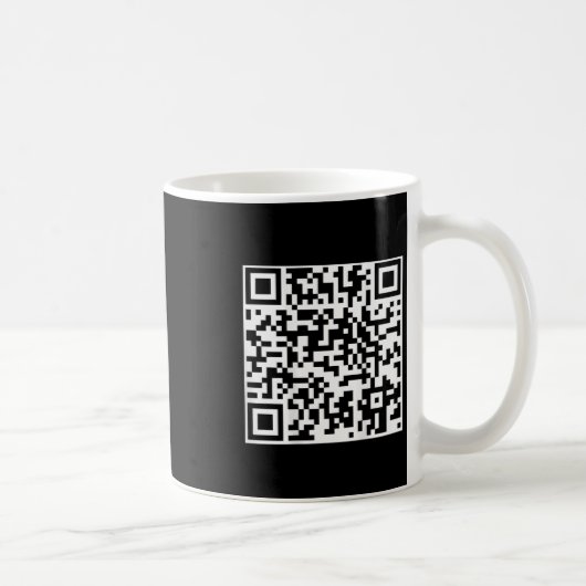 Grappig QR-President Trump Dance Code (op de achte Koffiemok (Rechts)