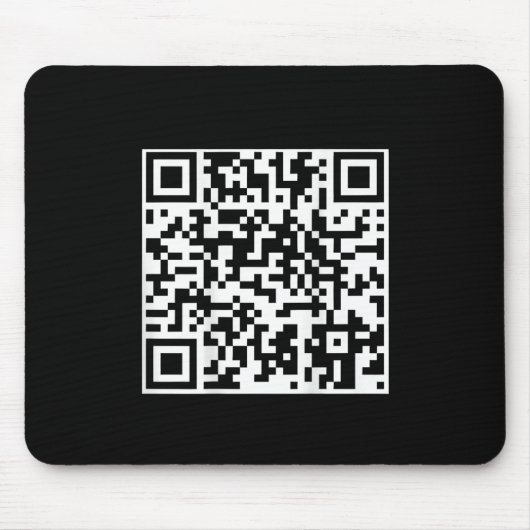 Grappig QR-President Trump Dance Code (op de achte Muismat (Voorkant)