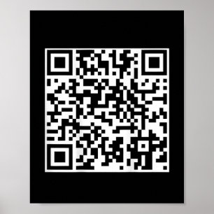 Grappig QR-President Trump Dance Code (op de achte Poster
