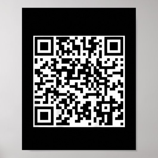 Grappig QR-President Trump Dance Code (op de achte Poster (Voorkant)