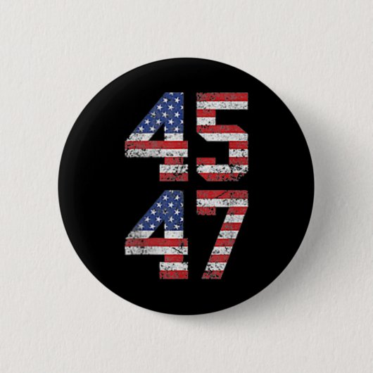 Grappig QR President Trump Dance Code (op de achte Ronde Button 5,7 Cm (Voorkant)