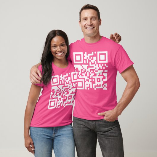 Grappig QR President Trump Dance Code (op de achte T-shirt (Unisex)