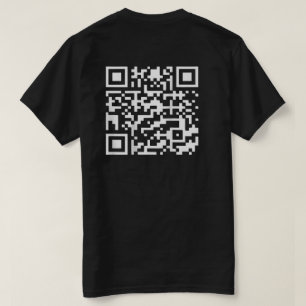 Grappig QR President Trump Dance Code (op de achte T-shirt