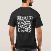 Grappig QR President Trump Dance Code (op de achte T-shirt (Achterkant)