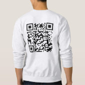 Grappig QR President Trump Dance Code (op de achte Trui (Achterkant)