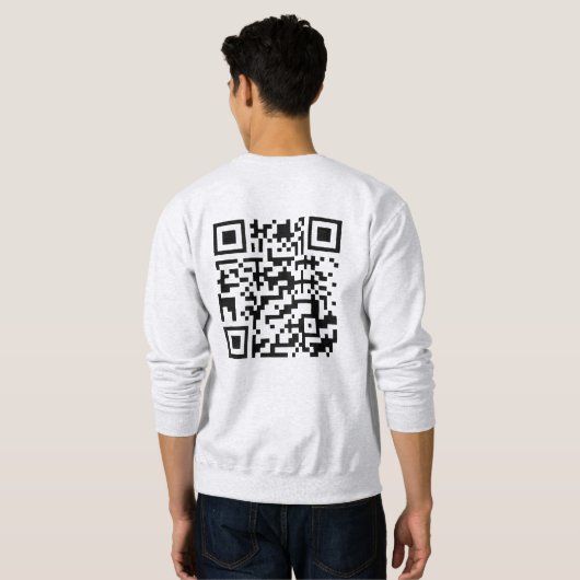 Grappig QR President Trump Dance Code (op de achte Trui (Achterkant volledig)