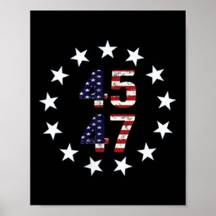 Grappig QR President Trump Dance Code Poster