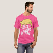 Grappig QR President Trump Dance Code T-shirt (Voorkant volledig)