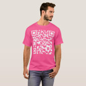 Grappig QR President Trump Dance Code T-shirt (Voorkant volledig)