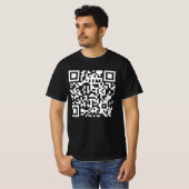 Grappig QR President Trump Dance Code T-shirt (Voorkant volledig)