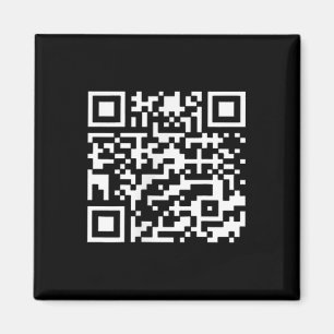 Grappig Qr President Trump Dance Code T-shirt.png Magneet