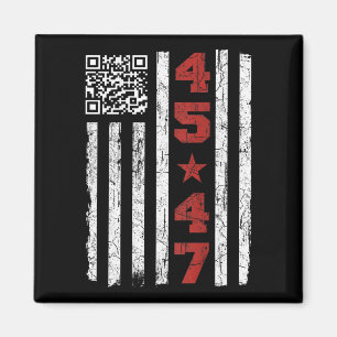 Grappig Qr President Trump Dance Code Trump 4547 ( Magneet