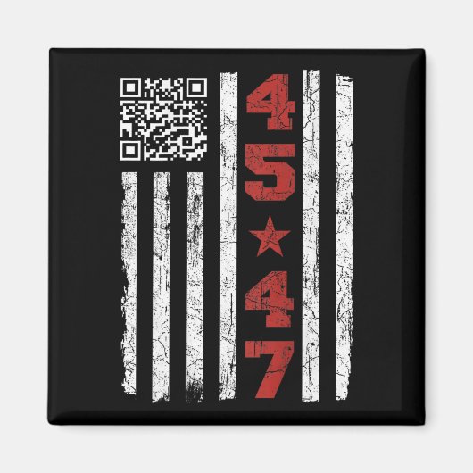 Grappig Qr President Trump Dance Code Trump 4547 ( Magneet (Voorkant)