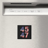 Grappig QR President Trump Dance Code Trump 45_47 Magneet (Insitu (Vaatwasser))