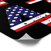Grappig QR President Trump Dance Code Trump 45_47 Poster (Hoek)