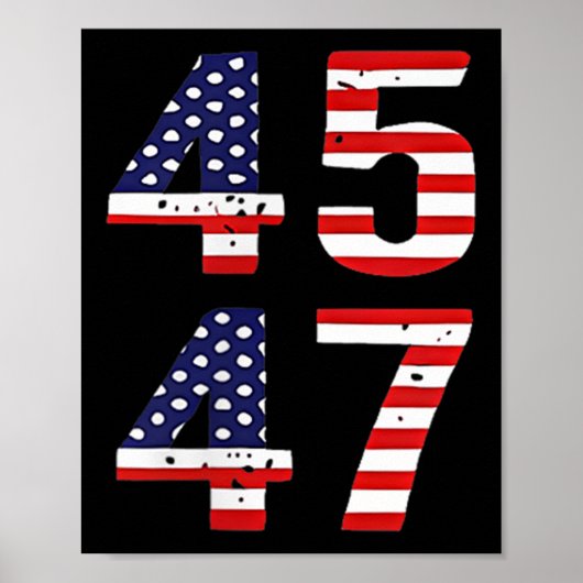 Grappig QR President Trump Dance Code Trump 45_47 Poster (Voorkant)