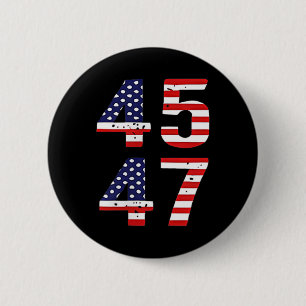 Grappig QR President Trump Dance Code Trump 45_47 Ronde Button 5,7 Cm