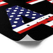 Grappig QR President Trump Dance Scan Me Code (op Poster (Hoek)
