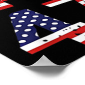 Grappig QR President Trump Dance Scan Me Code (op Poster (Hoek)