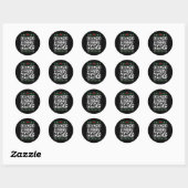 Grappig QR President Trump Dancing Code Lelijk Chr Ronde Sticker (Vel)
