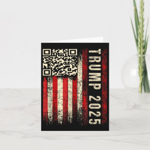 Grappig QR President Trump Inauguratie Dag 2025 Da Kaart