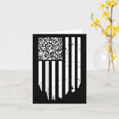 Grappig QR Scan Code President Trump 4547 Trump Da Kaart (Gele Bloem)
