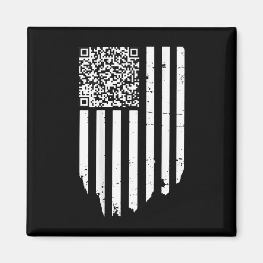 Grappig QR Scan Code President Trump 4547 Trump Da Magneet (Voorkant)
