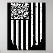 Grappig QR Scan Code President Trump 4547 Trump Da Poster (Voorkant)