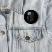 Grappig QR Scan Code President Trump 4547 Trump Da Ronde Button 5,7 Cm (In situ)