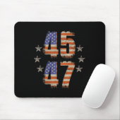 Grappig QR Trump 45 47 Trump Dancing Code Pocket Muismat (Met muis)