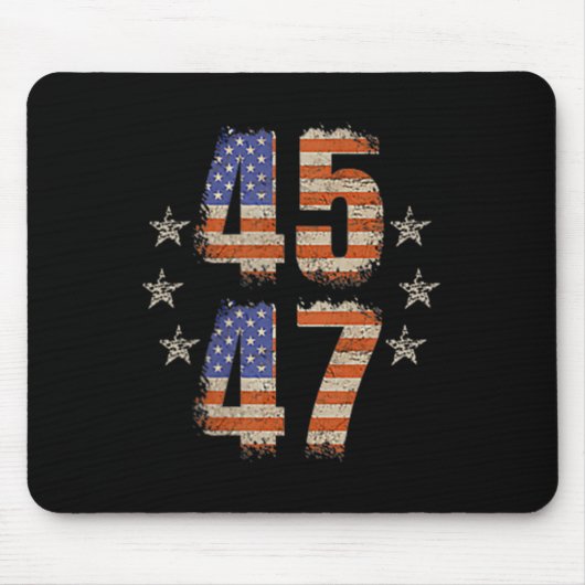 Grappig QR Trump 45 47 Trump Dancing Code Pocket Muismat (Voorkant)