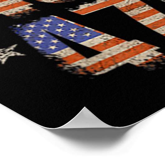 Grappig QR Trump 45 47 Trump Dancing Code Pocket Poster (Hoek)