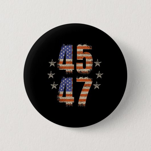 Grappig QR Trump 45 47 Trump Dancing Code Pocket Ronde Button 5,7 Cm (Voorkant)