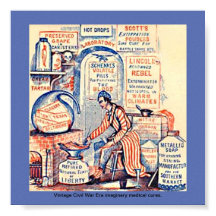 Grappig Quack Medicine Imaginaire, burgeroorlog