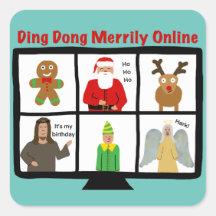 Grappig quarantaine, zoomvakantiekleur