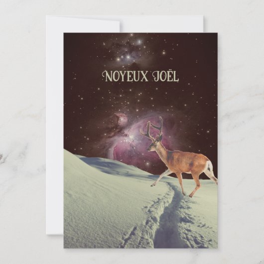 Grappig Quebecois Frans Canadees Kerstmis Feestdagenkaart (Voorkant)