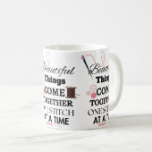 Grappig Quilting - Grappig crafting liefhebber ste Koffiemok (Voorkant rechts)