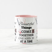 Grappig Quilting - Grappig crafting liefhebber ste Mok (Midden)