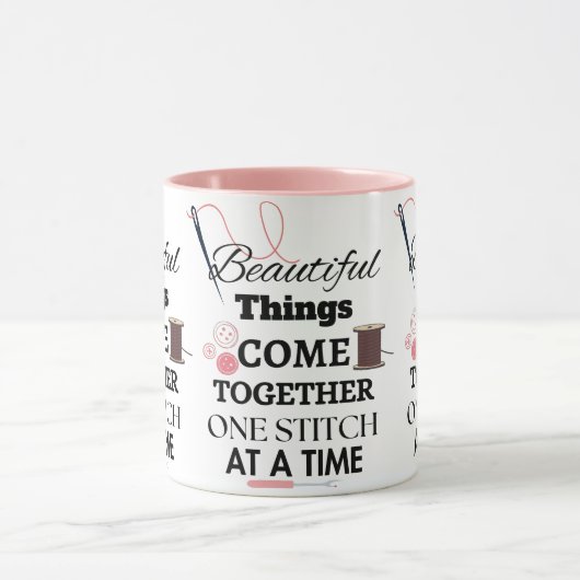 Grappig Quilting - Grappig crafting liefhebber ste Mok (Midden)