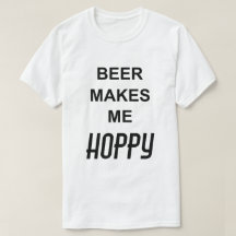 Grappig Quote BIER MAAKT ME HOPPY