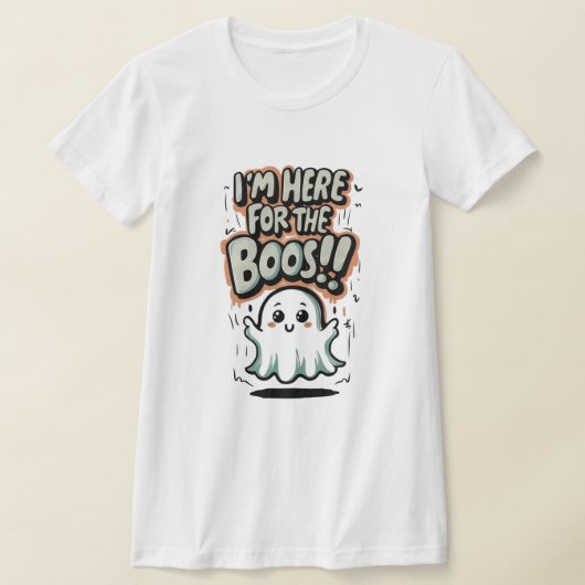 Grappig Quote Ghost Halloween T-shirt (Laagn)