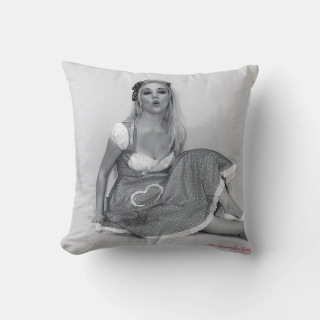 Grappig Quote Naughty Story Pinup Kussen Kussen (Voorkant)