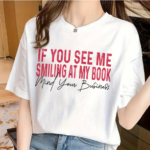 Grappig Quote Shirt voor boekenliefhebbers Lezers 