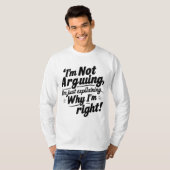 Grappig Quote T-Shirt – Humor Statement T-shirt (Voorkant volledig)