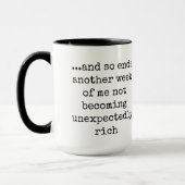 Grappig, Quote, Tekst, Koffie Mok (Links)